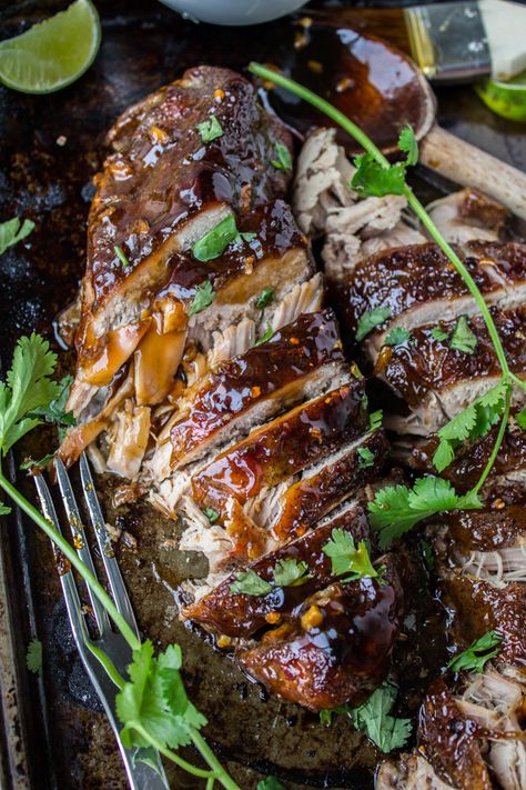 Slow Cooker Ginger Garlic Pork Tenderloin, Port Tenderloin, Hoisin Pork Tenderloin, Asian Cauliflower, Asian Pork Tenderloin, Ginger Glaze, Pork Tenderloins, Slow Cooker Pork Tenderloin, Ginger Pork