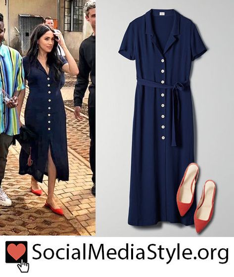 Navy Linen Dress Outfit, Navy Flats Outfit, Navy Midi Dress Outfit, Navy Shirt Dress Outfit, Navy Blue Dress Outfit, Linen Dress Outfit, Navy Blue Shirt Dress, Blue Work Dress, Navy Blue Long Dress