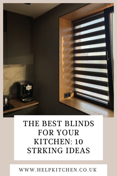 Blinds can be a great way to boost the style and functionality of your kitchen, but how do you know which ones are best? In this comprehensive guide, we’ll break down 10 of the most popular blinds for kitchens, why they’re good for your kitchen, how to pick the right blinds, and how to fit them. Contemporary Kitchen Blinds, Blinds For Kitchen Window Ideas Modern, Horizontal Blinds For Windows, Kitchen Blinds Ideas Above Sink Modern, Blind For Kitchen Window, Kitchen Blinds Ideas Modern, Blinds For Kitchen Window, Kitchen Window Blinds Over Sink, Faux Wood Blinds Kitchen