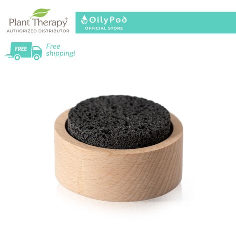 Enjoy the benefits of aromatherapy without the use of heat, electricity, or water with our Lava Rock Passive Diffuser. The lava rock disc absorbs and slowly releases the scent of your favorite essential oils and blends to create a subtle scent experience. 

Great for small spaces, work desk, or bedside table, the simple elegance of this passive diffuser makes it a wonderful addition to your natural living lifestyle. The porous and unglazed lava rock disc sits in a fitted beech wood base that com Passive Diffuser, Plant Therapy, Lava Rock, Work Desk, Oil Burners, Aromatherapy Diffusers, Wood Tray, Lava Stone, Natural Living