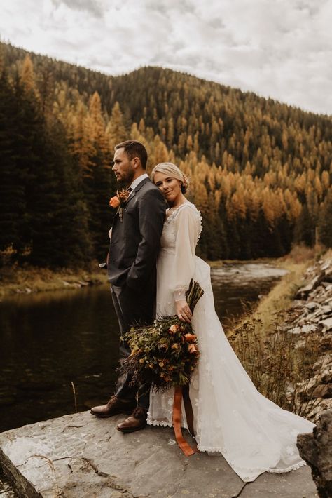 Victor Idaho, Idaho Elopement, Elopement Venues, Idaho Adventure, Fall Elopement, Forest Elopement, Fall Forest, Intimate Wedding Photography, Lake Photography