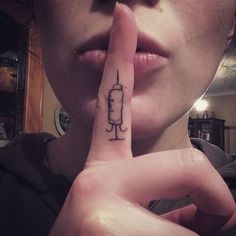 Shh don't cry, its time for your needle   #tattoo #tattoos #needle #ink #nurse #nursetattoo #fingertattoos #inked Nurse Tattoo Ideas, Family First Tattoo, Nurse Tattoo, Medical Tattoo, Tattoo Care, 3dprinting Design, Vintage Tattoo, Old School Tattoo, First Tattoo