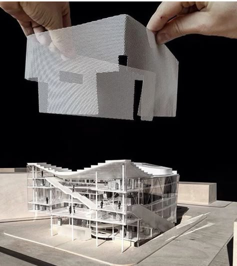 뜽우모델>< Conceptual Model, Maquette Architecture, Concept Models Architecture, Arch Model, Architecture Model Making, Structure Architecture, Face Lift, Architecture Presentation, School Architecture