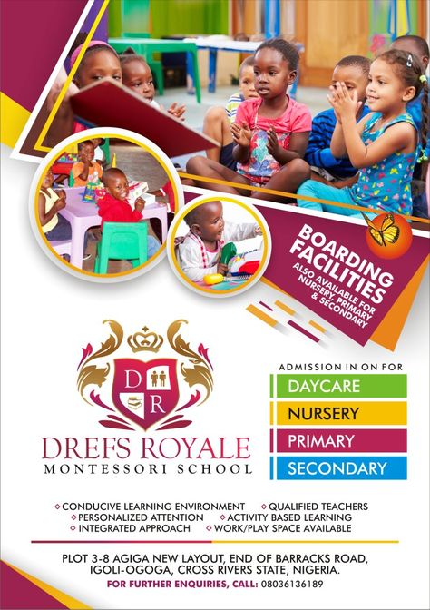 School Flier Designs, Handbill Design Graphics, Handbill Design Flyers, School Flyer Design Creative, Handbill Design, School Flyer Design, Services Flyer Design, Rollup Design, Activity Based Learning