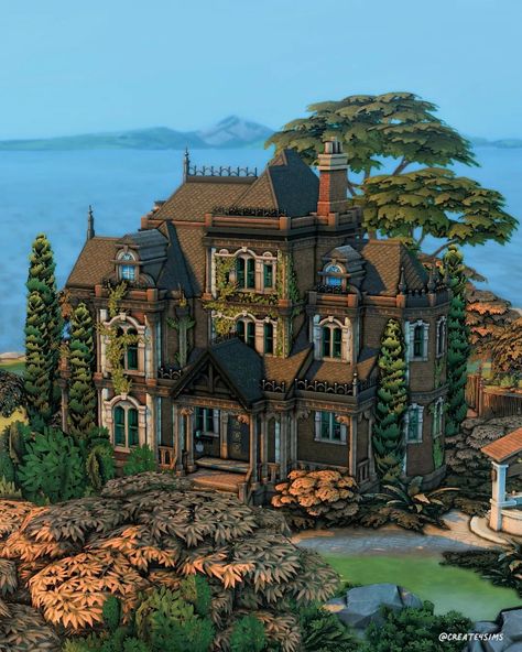 Charmed Sims 4, Windenburg Sims 4 Lots, Gothic Victorian Mansion Floor Plans, Sims 4 Haunted Mansion, Sims 4 Victorian House Floor Plans, Sims 4 Victorian Mansion, Gothic House Floor Plan, Sims Victorian House, Sims 4 Chateau