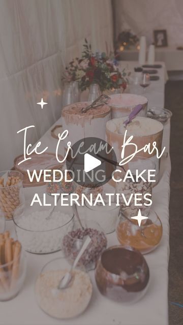 Bridal & Wedding Inspo🤍 on Instagram: "SAVE for your wedding planning!✨

FOLLOW @bridetobe.boulevard for all things wedding inspo, trends & tips🤍

Wedding Cake Alternatives pt. 3 - Ice Cream Bar🍦

A cool and delightful addition to wedding receptions, offering guests a sweet treat with a variety of flavors, toppings, and sauces to create their own custom sundaes, adding a playful and interactive element to the celebration✨

All images from p!nterest! (🔗 in b10)
•
•
•
#weddingplanning #2024brides #2024wedding #bridetobe #weddinginspo #weddinginspiration #weddingdecor #weddingdress #2025bride #bridetribe #weddingtrends 
[ wedding planning, bride to be, 2024 bride, 2024 wedding, wedding decor, wedding inspiration, wedding trends, wedding dessert table, ice cream table wedding, wedding cake Ice Cream Bar Wedding Reception, Wedding Ice Cream Bar, Ice Cream Table, Ice Cream Wedding, Cake Alternatives, Bar Wedding Reception, Bride 2024, Cream Table, 2024 Bride