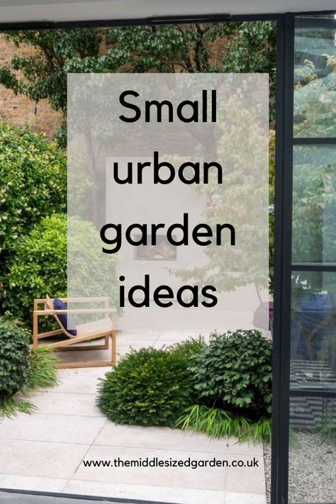 Best tips for designing a small urban garden #middlesizedgarden Formal Small Garden Design, Australian Small Garden, Small Urban Garden Ideas, Courtyard Garden Ideas Small Uk, Backyard Urban Garden, Small Contemporary Garden, Small Courtyard Garden Ideas Privacy Fences, Greenhouse Garden Design, Small London Garden Ideas