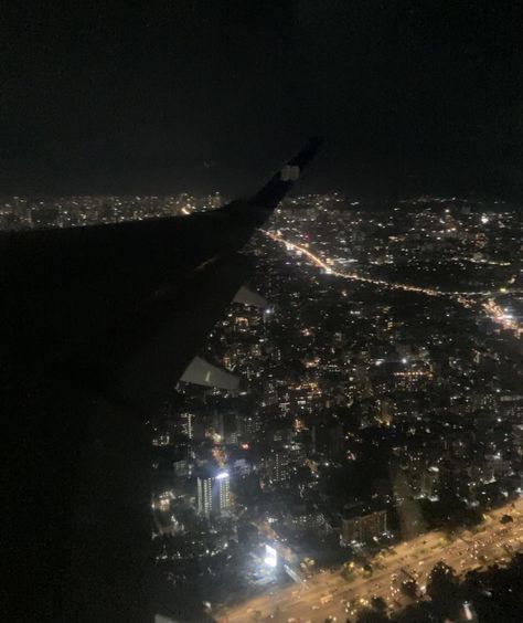 Mumbai Night View From Flight, Mumbai Flight View, Window View Night, Night Rides Snapchat, Night Flight, Money Life, Mumbai Maharashtra, Money Life Hacks, Window View