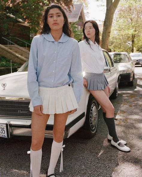 Sandy Liang (@sandyliang) • Instagram photos and videos Sandy Liang, Silver Lake, July 10, Tennis Clothes, Material Girls, New York Fashion, Spring Summer Fashion, Lookbook, Summer Fashion