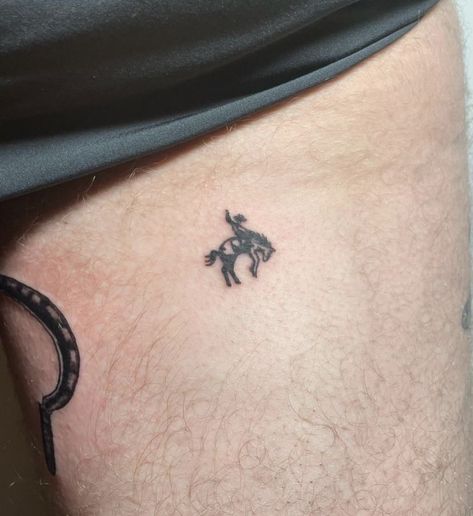 Pantone Tattoo, 27 Tattoo, Cowboy Tattoo, Cowgirl Tattoos, Cowboy Tattoos, Western Tattoos, Petite Tattoos, Horse Tattoo, Dainty Tattoos