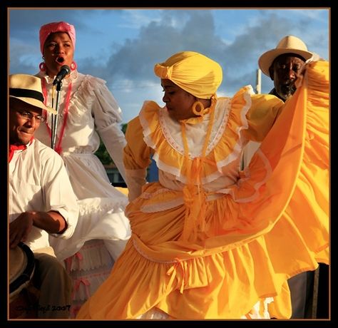 breezebloops: Bomba is an Afro-Puerto Rican folkloric music style developed throughout the 17th, 18th and 19th centuries by west African slaves brought to the island by the Spanish. It is a communal activity that still thrives in its traditional centers of Loíza, Santurce, Mayagüez, Ponce, and New York City. The traditional musical style has been diffused throughout the United States following the Puerto Rican Diaspora, especially in New York, New Jersey, Chicago, California, and Florida. It als Puerto Rico Culture, Puerto Rico Clothing, Latino Music, Cultural Anthropology, Culture Aesthetic, Puerto Rico Art, Puerto Rican Culture, Clothes Pictures, African Diaspora