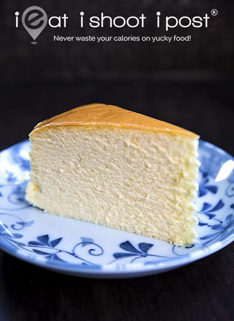 Japanese Cheesecake Recipe - ieatishootipost Steamed Cheesecake, Chiffon Cheesecake Recipe, Sponge Cheesecake, Chiffon Cheesecake, How To Make Japanese Cheesecake, Japanese Fluffy Cheesecake Recipe, Japanese Fluffy Cheesecake, Japanese Jiggly Cheesecake Recipe, Japanese Cheesecake Recipe