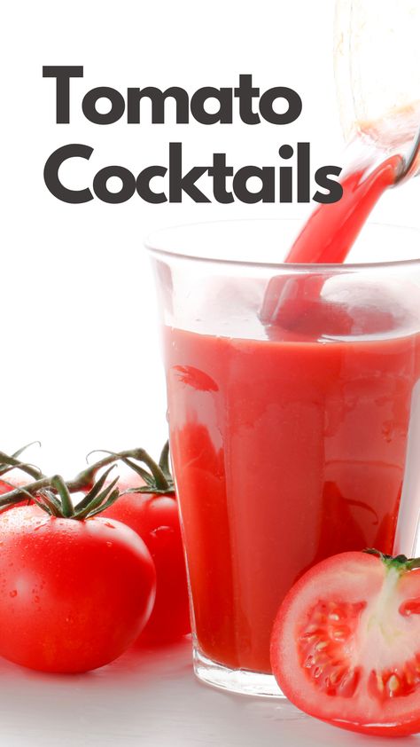 Tomato Cocktails What To Make With Tomato Juice, Tomato Cocktail, Mock Cocktails, Tomato Juice Recipes, Cucumber Cocktail, Vodka Recipes, Brunch With Friends, Champagne Cocktail, Sunny Afternoon