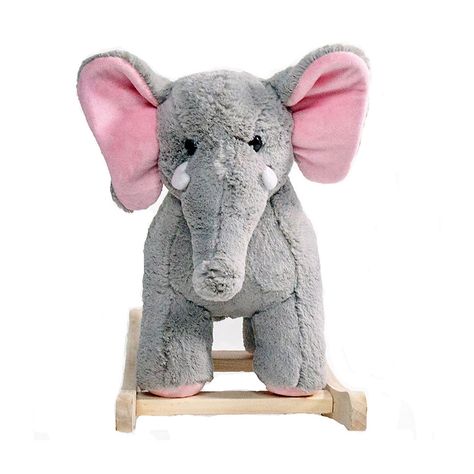 PonyLand Rocking Elephant Rocker with Music | Kohls Twin Nursery Gender Neutral, Elephant Rocker, Rocking Elephant, Satya Yuga, Baby Rocking Horse, Baby Items For Sale, Rockabye Baby, Elephants Playing, Custom Nursery Art