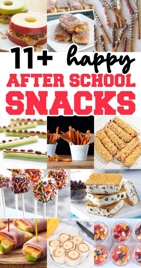 11+ HAPPY After-School Snacks For Kids Kids Snacks For School, Kids After School Snacks, Easy School Snacks, Easy After School Snacks, After School Snacks For Kids, Quick Snacks For Kids, School Snacks For Kids, The Best Snacks, Healthy School Snacks