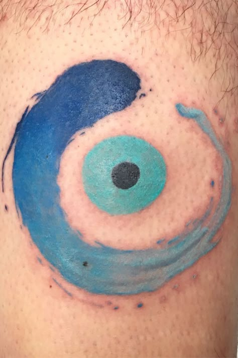 Tattoo uploaded by Sjeli Dale • Evil eye • 765935 • Tattoodo Watercolor Evil Eye Tattoo, Iris Eye Tattoo, Evil Eye Wrist Tattoo, Evil Eye Tattoo Men, Ojo Turco Tattoo, Devil Eye Tattoo, Evil Eye Watercolor, Greek Evil Eye Tattoo, Evil Eye Tattoo Ideas