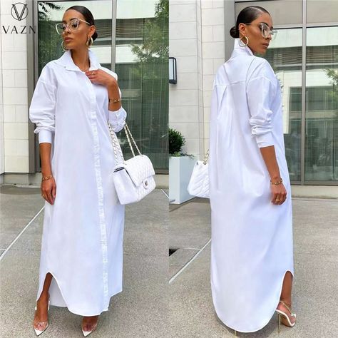 White Chiffon Shirt, Full Sleeve Women, Shirt Long Dress, Long Dress Elegant, Long Dresses Elegant, 2025 Trends, Summer Plans, White Chiffon, Elegant Dresses Long