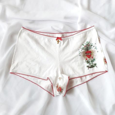 vive maria boxers iconic 90s boxers by vive maria... - Depop Boxer Outfits Female, Vive Maria Clothing, Boxer Outfit Female, Women Boxers Outfit, Boxers Under Jeans, Boxers Outfit Female, Boxers Aesthetic, Boxers Outfit, Boxer Outfit