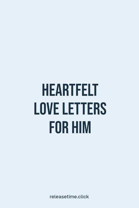 Looking for the perfect way to express your love? Check out these incredible heartfelt love letters that you can send to your man. Whether you want to leave a sweet note, send a charming text, or simply let him know how special he is, these love paragraphs will grab his heart. A little inspiration can turn your everyday notes into tokens of affection that deepen your bond. Get inspired and show him just how much you appreciate him today! A Paragraph For Him, Sweet Paragraphs For Him, Handwritten Love Letters For Him, Love Paragraphs, Love Letters For Him, Love Paragraphs For Him, Sweet Love Notes, Love Paragraph, Random Text