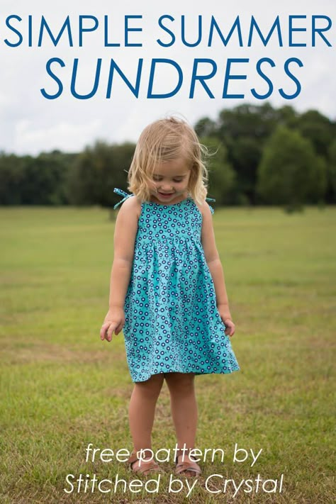 Girls Sundress Pattern Free, Toddler Sun Dress, Girls Dress Pattern Free, Sundress Sewing Patterns, Melly Sews, Toddler Dress Patterns, Sundress Pattern, Kids Clothes Patterns, Girls Dress Sewing Patterns