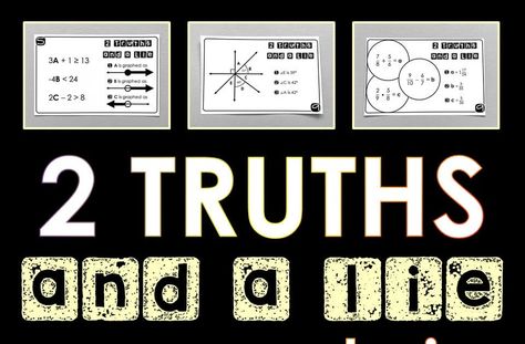 2 truths and a lie math error analysis activities give students practice with their math and also with finding math errors when they occur. 2 Truths And A Lie, Error Analysis Math, Math Cheat Sheet, Math Club, Integer Operations, Consumer Math, Error Analysis, Free Math Resources, Math Word Walls