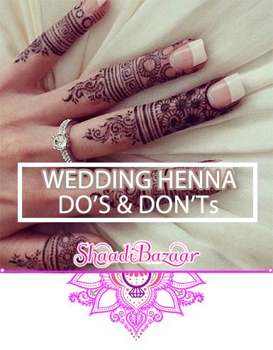 Tips to get the best henna for your wedding day #indianwedding #shaadibazaar #wedding Wedding Guest Henna Designs, Wedding Guest Henna, Henna Tips, Bridal Mendhi, Bridal Henna Design, Wedding Henna Designs, Sister Of The Groom, Mehndi Party, Types Of Manicures