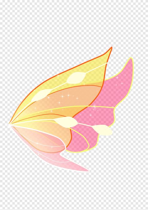 Winx Club Clothes, Winx Wings, Fairy Wings Drawing, Blue Fairy Wings, Green Fairy Wings, Butterfly Fairy Wings, Wings Png, Fairy Ears, Club Clothes