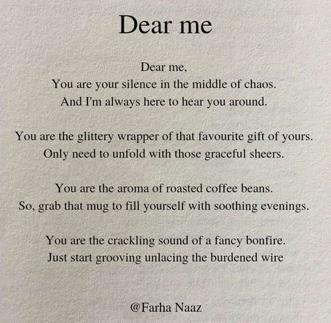 #poem #self love #modernpoems Self Healing Quotes, Roasted Coffee Beans, Dear Me, Healing Quotes, Self Healing, Favorite Things Gift, Self Love, Healing, Quotes