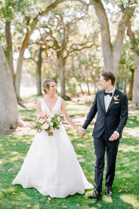 Timeless Bride & Groom Wedding Style | Elegant Outdoor Attire Inspiration for a  Spring Ceremony Spring Groom Attire, Groom Wedding Look, Spring Wedding Groom Attire, Spring Wedding Groom, Spring Ceremony, Jessica Adams, Timeless Bride, Groom Wedding Attire, Groom Tuxedo