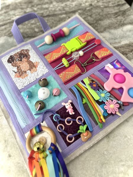 HappyToyHouse - InspireUplift Marketplace Alzheimers Activities, Sensory Blanket, Fidget Blankets, Fidget Quilt, Sensory Boards, Sensory Book, Felt Books, Blanket Quilt, Developmental Disabilities