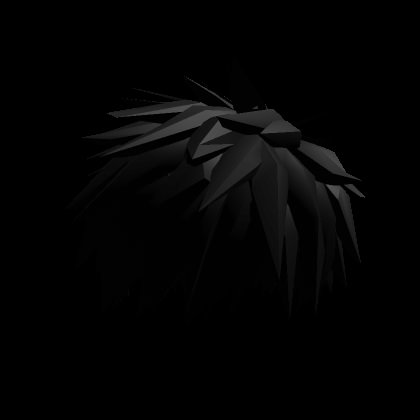 Super Spikey Anime Hair (black) Spikey Anime Hair, Roblox Black Hair, Black Scene Hair, Code Brookhaven, Spikey Hair, R6 Avatars, Roblox Hair, Skins Roblox, Outfit Roblox