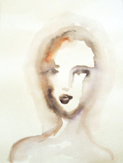 Original portraiture painting by Kristina Valic (Croatia). This one-of-a-kind watercolor on paper painting measures 7.1W x 9.4 H inches. The portrait painting ships in a box directly from the artist's studio and is covered by the 14-day satisfaction guarantee from Saatchi Art, so you can buy with confidence. Painting Subjects, Expressionism Painting, Paper Painting, Watercolor On Paper, Print Inspiration, Drawing Prints, Art Buyer, Types Of Art, Artwork Painting