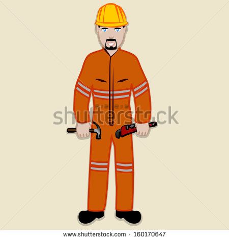 Construction Worker, Ronald Mcdonald, Stock Vector, ? Logo, Makeup, Fictional Characters, Make Up