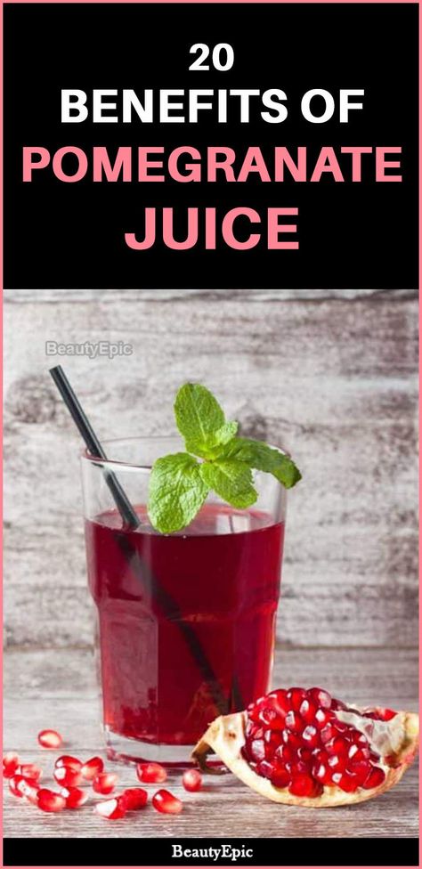 Pomegranate Juice Benefits, Pom Juice, Green Drink Recipes, Benefits Of Berries, Juice Benefits, Pomegranate Recipes, Juicing Benefits, Green Drinks, Pomegranate Juice