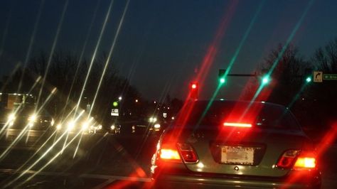 World At Night, Laser Eye Surgery, Unusual Facts, Laser Eye, New Advertisement, Focus Light, Eye Surgery, Traffic Light, Lens Flare