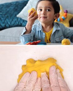 Receta para hacer masa play doh casera para niños. No es tóxica y huele delicioso TAGS "play doh casero, play doh con aroma, masitas faciles y rapidas, masitas suaves, masitas para niños, plastilina comestible, plastilina casera para niños, plastilina casera como hacer, como hacer pasta aromática, como hacer masa play doh con maizena como hacer plastilina play doh casera fácil como hacer plastilina play doh sin cocinar cómo arreglar plastilina play doh pegajosa Play Doh Ideas, Play Doo, Hand Crafts For Kids, Play Doh, Mermaid Party, Fun At Work, Diy Crafts Videos, Montessori Toys, Baby Play