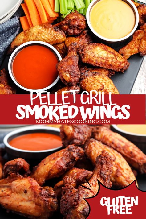 Smoker Chicken Wings, Pellet Smoker Chicken, Pellet Grill Chicken, Pellet Grill Chicken Wings, Pellet Grilled Chicken, Smoker Recipes Chicken, Pellet Smoker Recipes, Smoked Wings, Frozen Chicken Wings