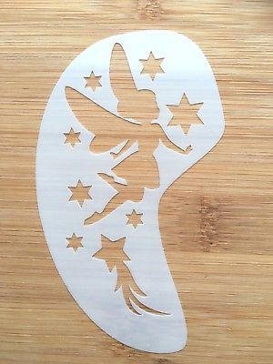 Face painting stencil reusable washable flower fairy face and cheek c11cm x 7 cm | eBay Stencil Art Ideas, Face Painting Templates, Face Painting Unicorn, Fairy Face, Festival Face Paint, Face Painting Stencils, Paint Stencil, Happy Unicorn, Cricut Stencils