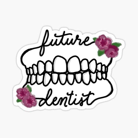 Dental Stickers Printable, Dental Stickers, Future Dentist, Dental Wallpaper, Dental Quotes, Dentist Art, Graduation Images, Dental Posters, Medical Stickers