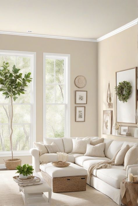 Unwind in sophistication with White Dove (OC-17), a tranquil white shade that brings a serene ambiance to your sanctuary. Explore daily interior design routines for an elegant and calming retreat! #Ad #homedecor #homedesign #wallpaints2024 #Painthome #interiorarchitecture Wall Colors Green Living Room Colors Bright Living Room Colors Apartment Renovation Living room Remodeling Modern Paint Colors 2024 House Interior Walls Paint Colors, Best Wall Colour For Living Room, Living Room Wall Color Design, House Interior Colour Ideas, Good Paint Colors For Living Room, Ivory Wall Paint Living Room, Colours For House Interior, Color Combinations For Rooms Bedrooms, Neutral Room Paint Colors