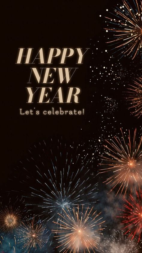 Happy New Year Instagram story template | free image by rawpixel.com / Sasi New Year Instagram Story Template, Happy New Year Instagram Story, New Year Instagram Story, New Year's Eve Wallpaper, New Year's Eve Background, New Years Eve Fireworks, Fireworks Background, Happy New Year Fireworks, Happy New Year Wallpaper