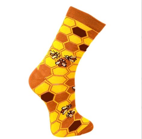 Available in size 3-7 and 7-11 – Please state on checkout which size you require. Shared Earth – Fair Trade!Save Our Bees – whats’ not to love! Why is bamboo viscose great to wear?- 40% more moisture absorbent than cotton. – breathable fabric that keeps feet fresh and dry. – comfortable. – naturally anti-bacterial. –Read more &xrarr;  The post Bamboo socks, “Save our Bees” appeared first on The Market Co. Honeycomb Socks, Grow Cotton, Bee Shoes, Saving Water, Rainbow Socks, Bamboo Yarn, Bamboo Socks, Bee Design, Tk Maxx