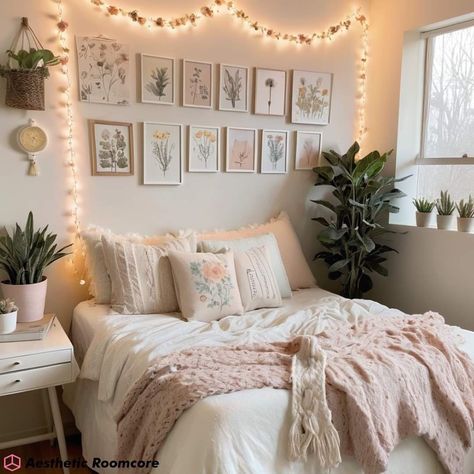 Bloomcore Aesthetic Room Decor 🌹🪻🌸🌺🌷🌻🌼 #bloomcore #bloomcoreaesthetic #bloomcoredecor #aestheticroom #aesthetic #aestheticroomideas #roominspiration #bedroominspo #bedroominspiration #bedroomstyling #bedroomstyle #bedroomstyles #bedroomstylingideas Room Ideas Aesthetic Flowers, Room Ideas Flowers, Flower Room Aesthetic, Flower Bedroom Aesthetic, Floral Bedroom Aesthetic, Bloomcore Aesthetic, Application Ideas, Vibe Bedroom, Bedroom Ideas For Small Rooms Cozy