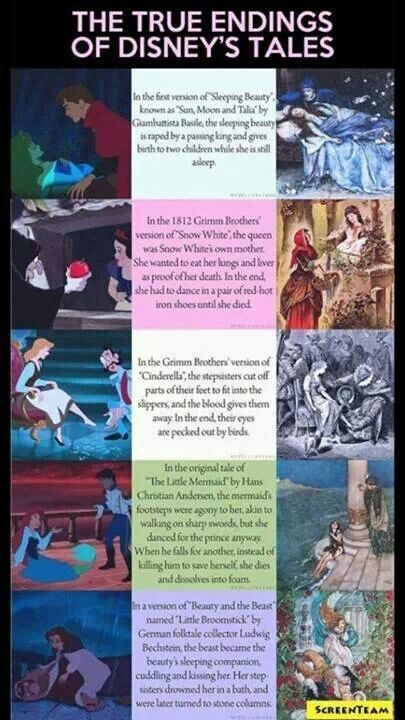 Crazy dark endings!! Disney Amor, Childhood Ruined, Disney Poster, Lizzie Hearts, Nyan Cat, Film Disney, Disney Facts, Story Books, Quotes Disney