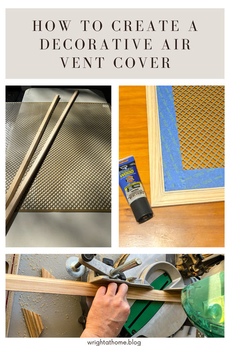 If you’re anything like me and can’t stand the look of your air intake vent (or have one with missing hardware like we did), you’re in the right place! I searched high and low for an inexpensive cover for our vent, but since our intake vent is a unique size, no replacements were available at a reasonable cost. That’s when I decided to take matters into my own hands and create a custom decorative cover. And the best part? It’s super easy! Air Return Vent Cover Diy, Air Intake Cover Ideas, Vent Covers Diy, Air Return Vent Cover, Air Return, Exhaust Vent, Air Vent Covers, Vent Covers, Air Vent