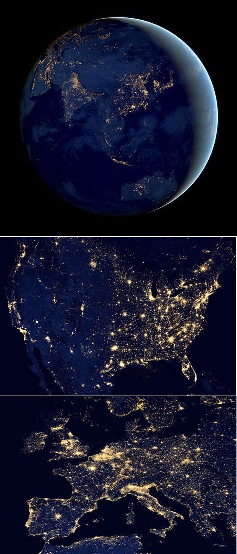 Earth At Night, Earth From Space, Space The Final Frontier, Night Photos, Ice Age, To Infinity And Beyond, The Final Frontier, Space And Astronomy, World Trade Center