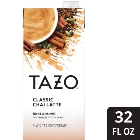 Tazo Tea Concentrate Black Tea 32 oz, 3 ct - Walmart.com Tazo Chai Tea, Tazo Chai, Hot Chai Tea, Te Chai, Iced Chai Tea, Tea Concentrate, Hot Chai, Tazo Tea, Chai Tea Latte