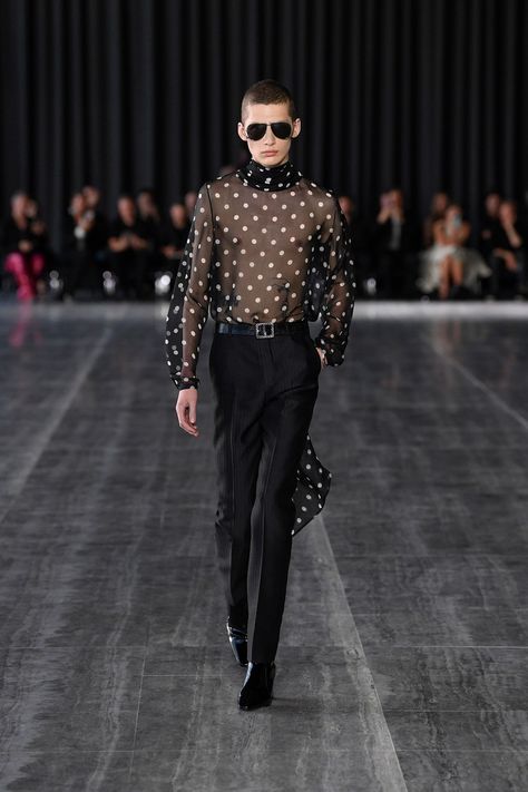 Saint Laurent Spring 2024 Menswear Fashion Show | Vogue Yves Saint Laurent Aesthetic, Saint Laurent Aesthetic, Yves Saint Laurent Men, 2024 Menswear, Soft Dress, Menswear Fashion Show, Trend Report, Menswear Fashion, Menswear Collection