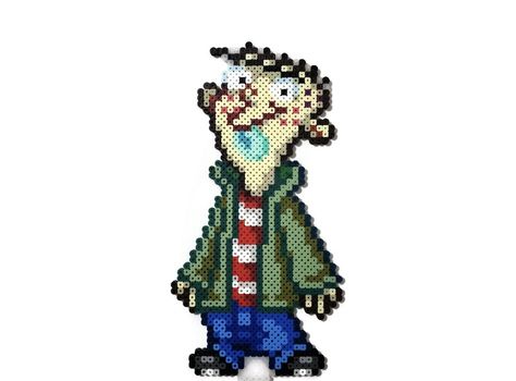 Mythology Crafts, Pixel Art Designs, Geek Mythology, Art Figures, Graph Paper Drawings, Ed Edd N Eddy, Ed Edd, Pixel Drawing, Bead Sprite