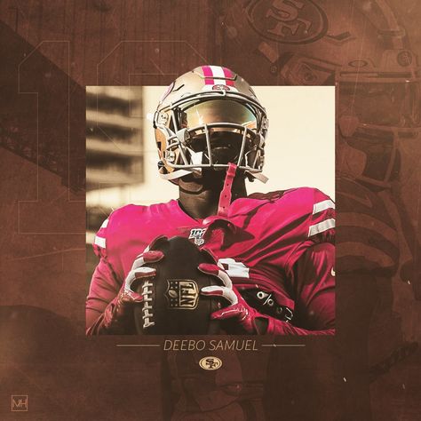 Deebo Samuel Wallpaper, Samuel Name, Jetstream Sam, Background Images For Desktop, Deebo Samuel, Nfl Football Art, Nfl Football 49ers, Football 49ers, Desktop Wallpaper Design